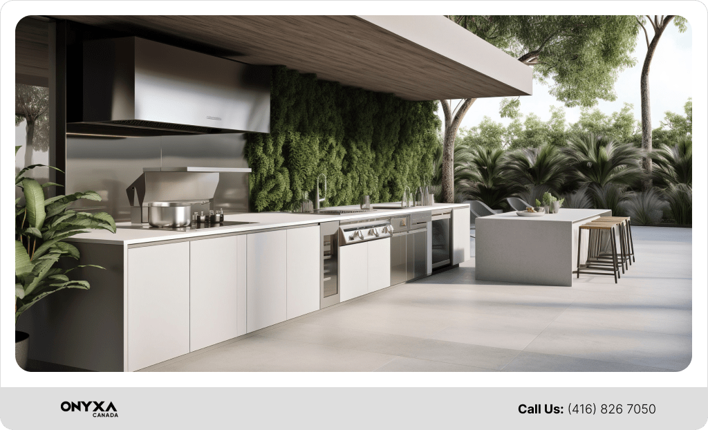 Outdoor Countertop Ideas - Porcelain Slabs