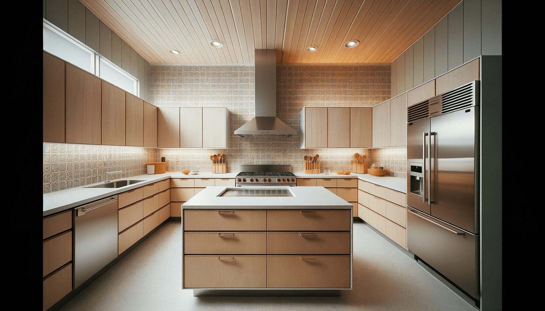 Vintage Revival Backsplash Design