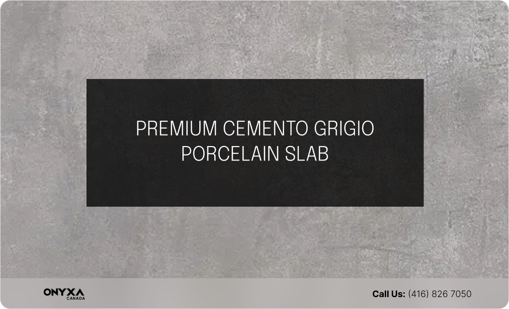 PREMIUM CEMENTO GRIGIO PORCELAIN SLAB