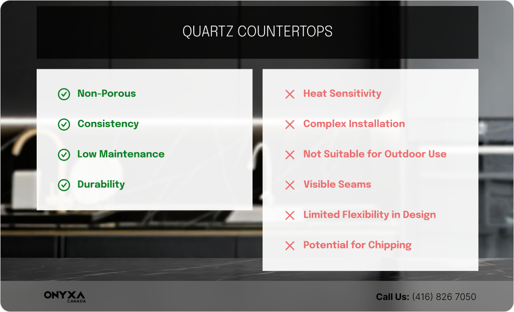 porcelain vs quartz countertops