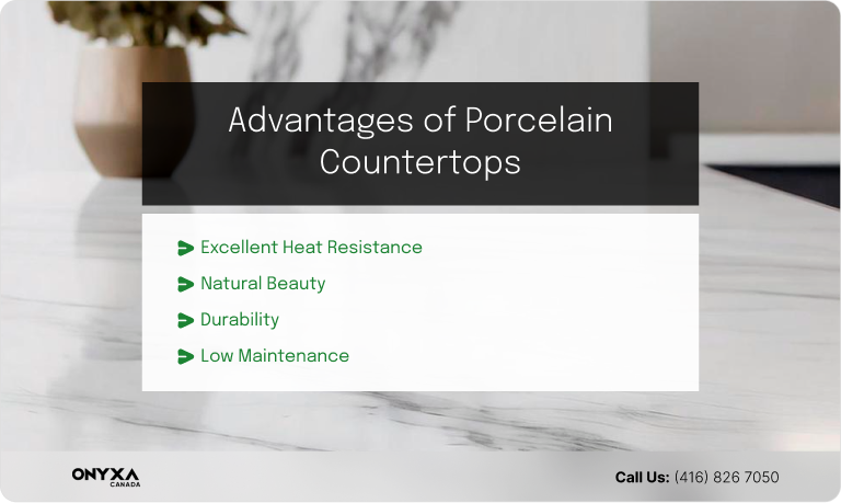 Advantages of Porcelain Countertops